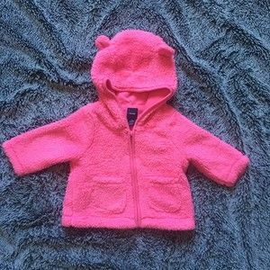 Baby Gap fleece pink jacket